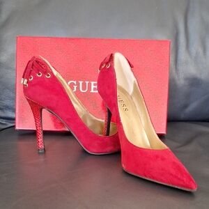 GUESS Red Stiletto Heel Shoes